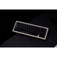 Black Gold 104+28 PBT Doubleshot Full Keycaps Set for Cherry MX Mechanical Gaming Keyboard